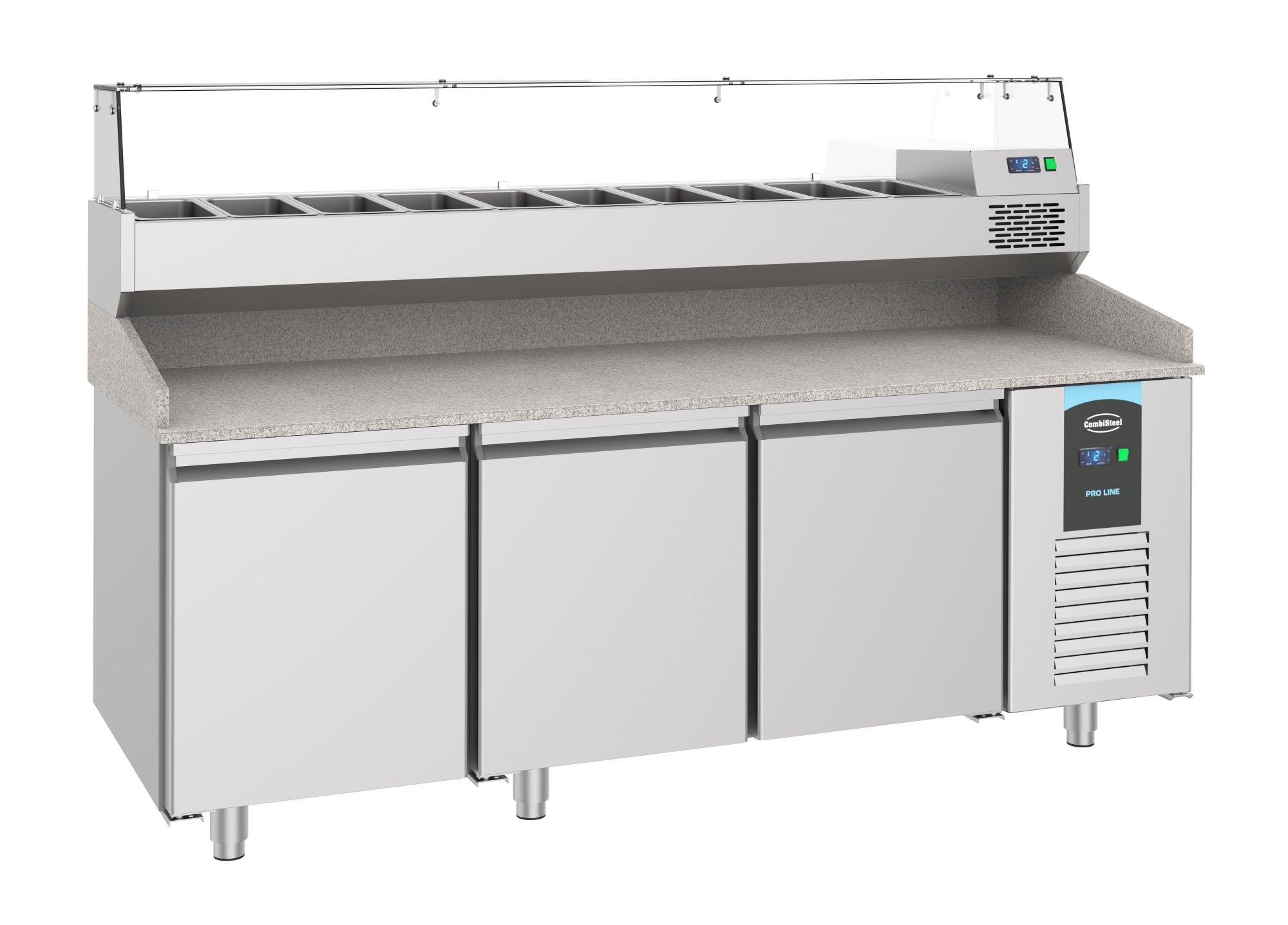 Picture of CombiSteel Pizza Preparation Counter 3 Doors Pro Line