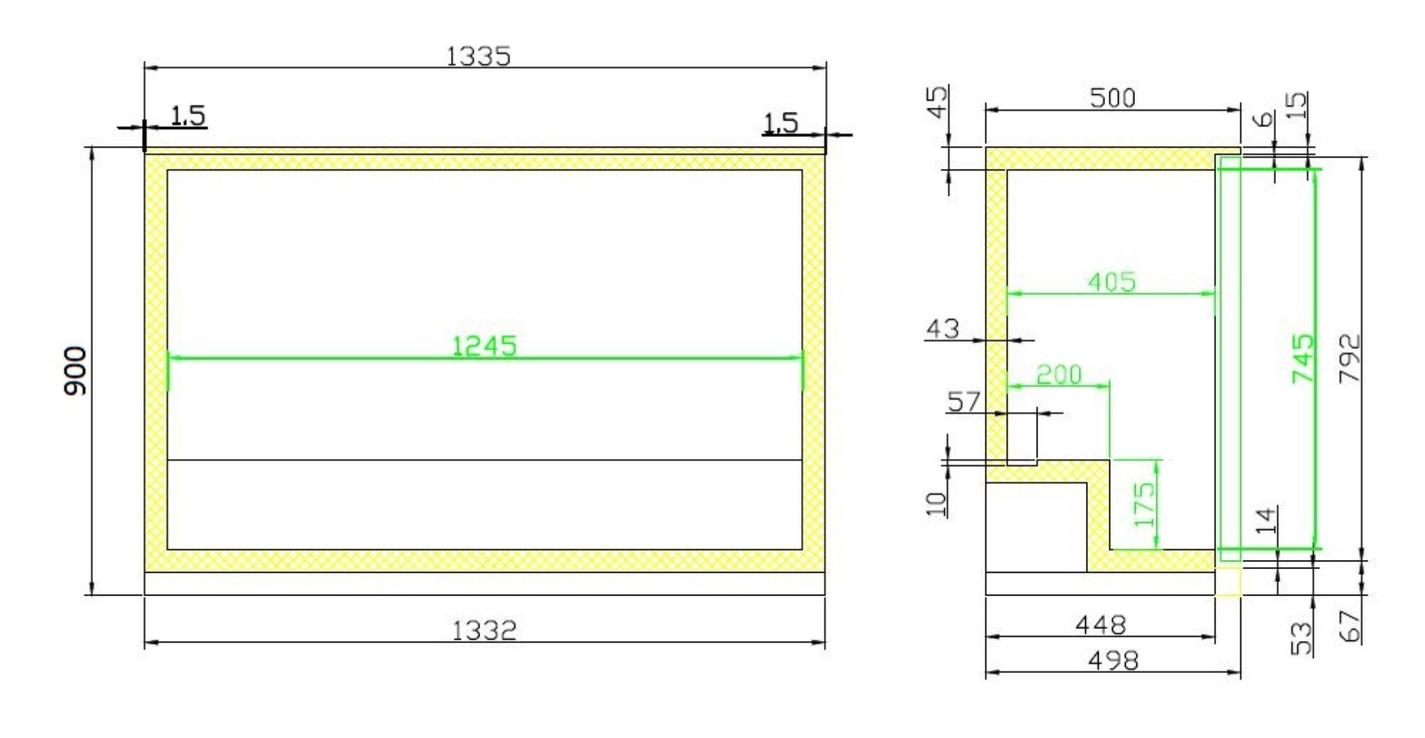 Picture of CombiSteel Backbar Cooler Black 3 Sliding Glass Doors
