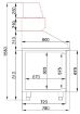 Picture of CombiSteel Pizza Preparation Counter 3 Doors Pro Line