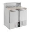 Picture of CombiSteel Pizza Preparation Counter 2 Doors with 7 Topping Unit