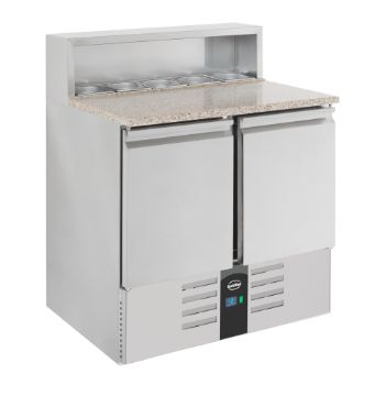 Picture of CombiSteel Pizza Preparation Counter 2 Doors with 7 Topping Unit