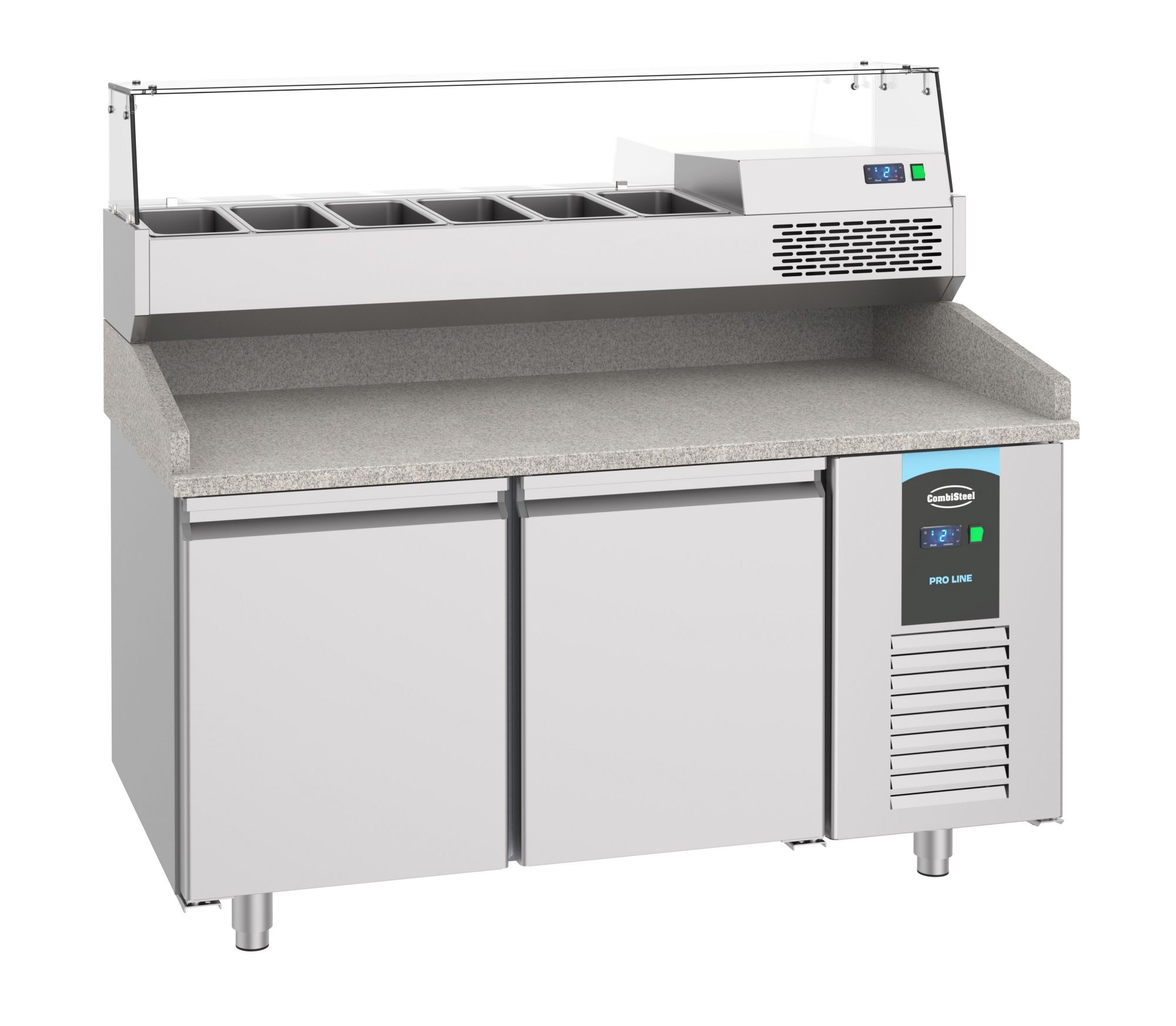Picture of CombiSteel Pizza Preparation Counter 2 Doors Pro Line