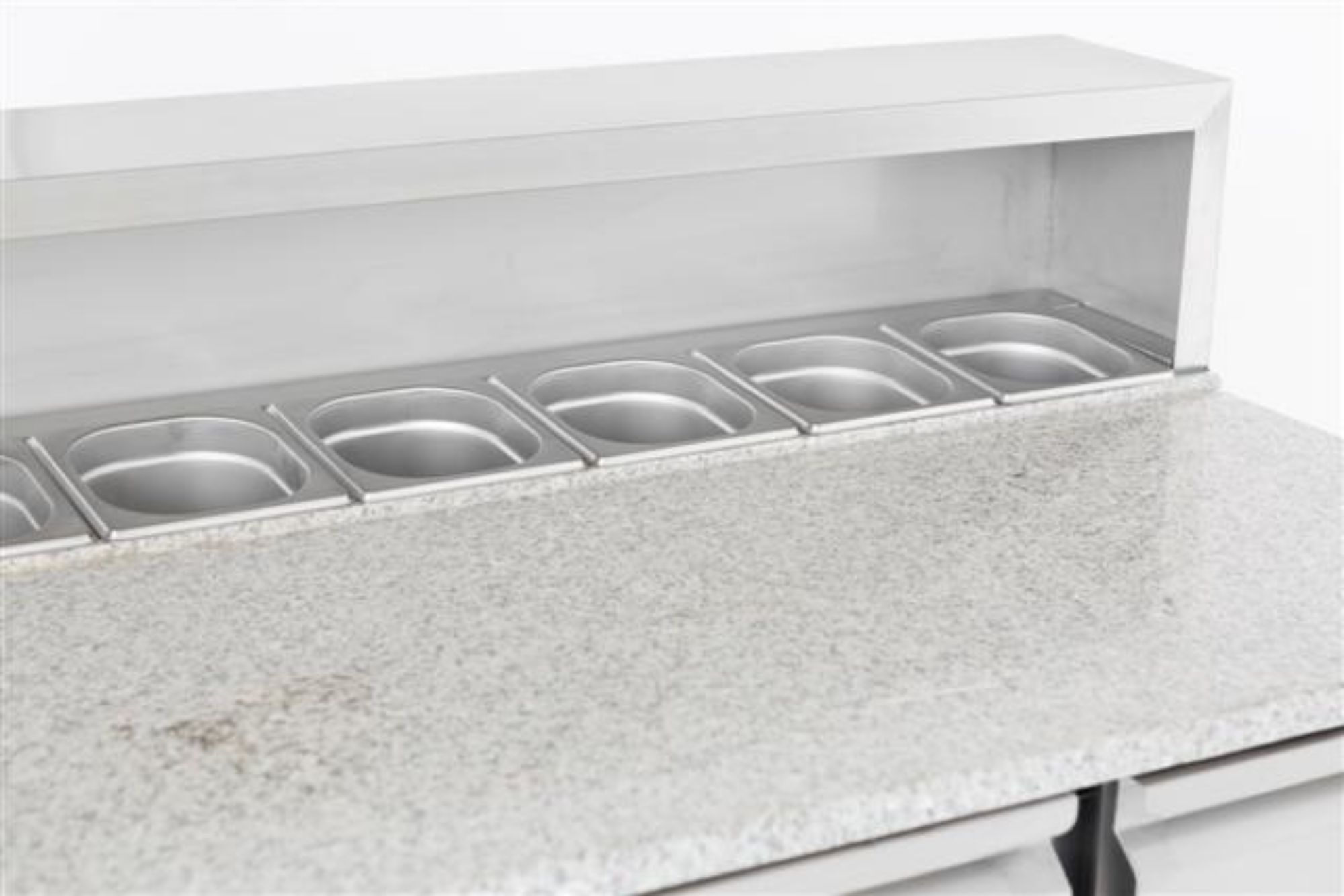 Picture of CombiSteel Pizza Preparation Counter 3 Doors with 11 Topping Unt