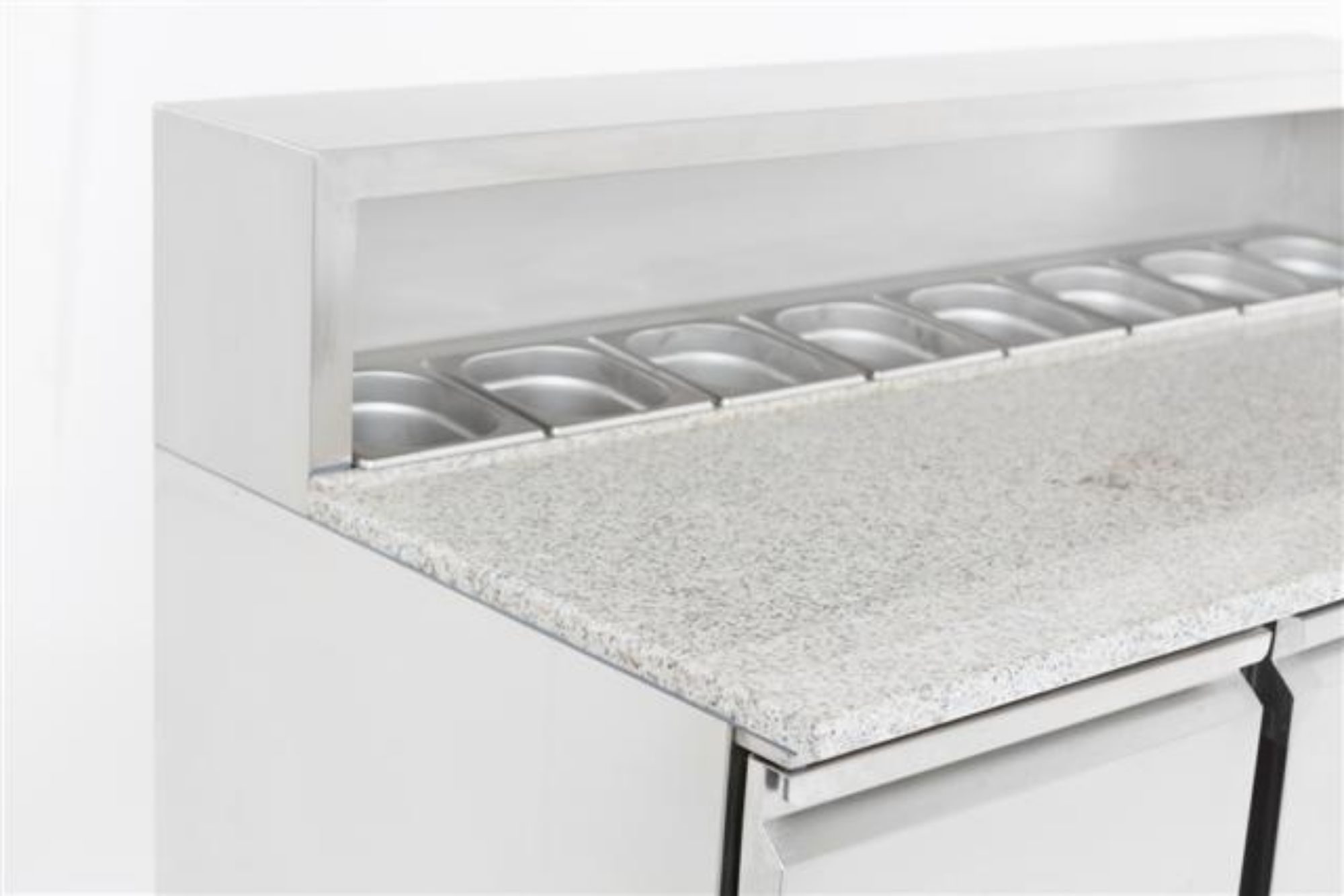 Picture of CombiSteel Pizza Preparation Counter 3 Doors with 11 Topping Unt