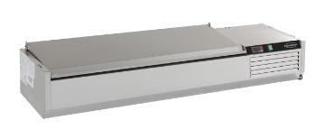 Picture of CombiSteel Refrigerated CounterTop Stainless Steel Lid 9 Bain-Marie Range