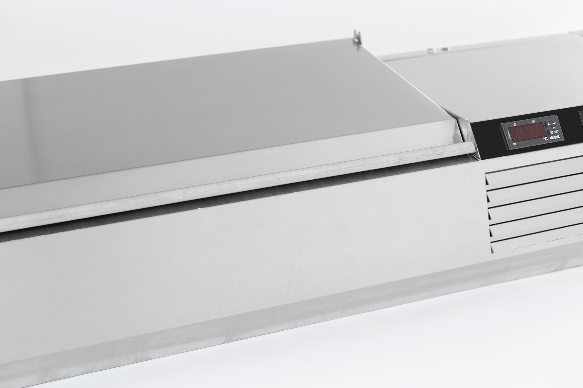 Picture of CombiSteel Refrigerated CounterTop Stainless Steel Lid 9 Bain-Marie Range