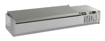 Picture of CombiSteel Refrigerated CounterTop Stainless Steel Lid 6 Bain-Marie Range