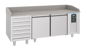 Picture of CombiSteel Pizza Preparation Counter 2 Doors 5 Drawers