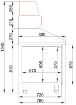 Picture of CombiSteel Pizza Preparation Counter 2 Doors 5 Drawers