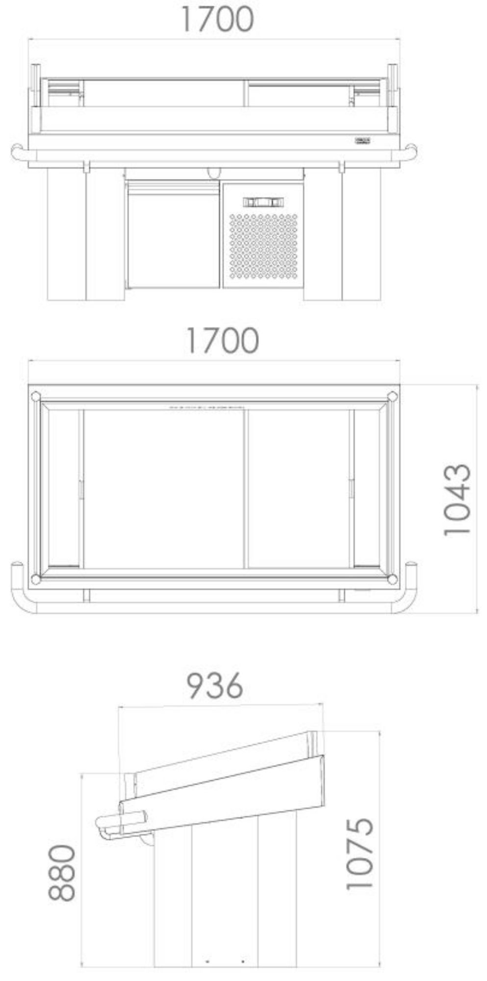 Picture of CombiSteel Refrigerated Fish Counters 1800