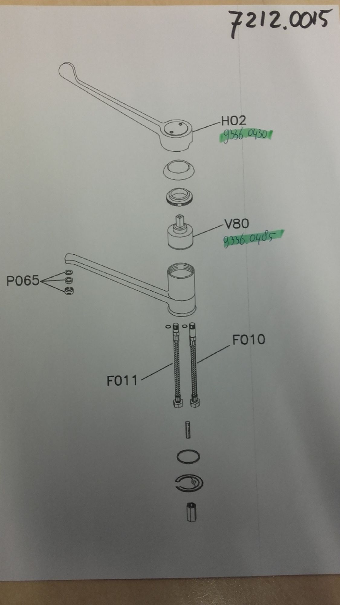 Picture of CombiSteel Faucet with Elbow Command