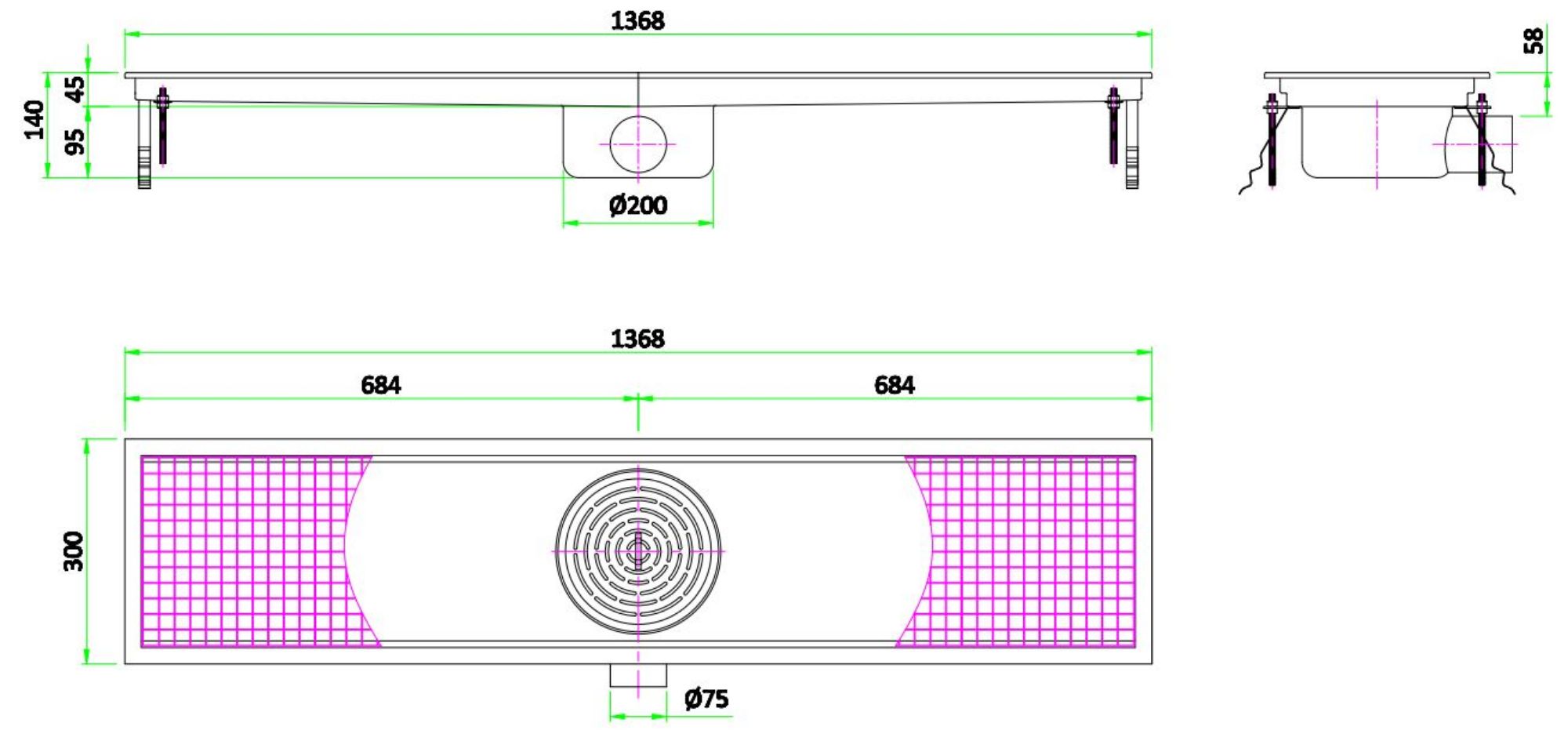 Picture of CombiSteel 300 Floor Grid 1368