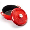 Picture of LAVA Cast Iron Casserole ÃƒÆ’Ã†â€™Ãƒâ€šÃ‹Å“24 RED