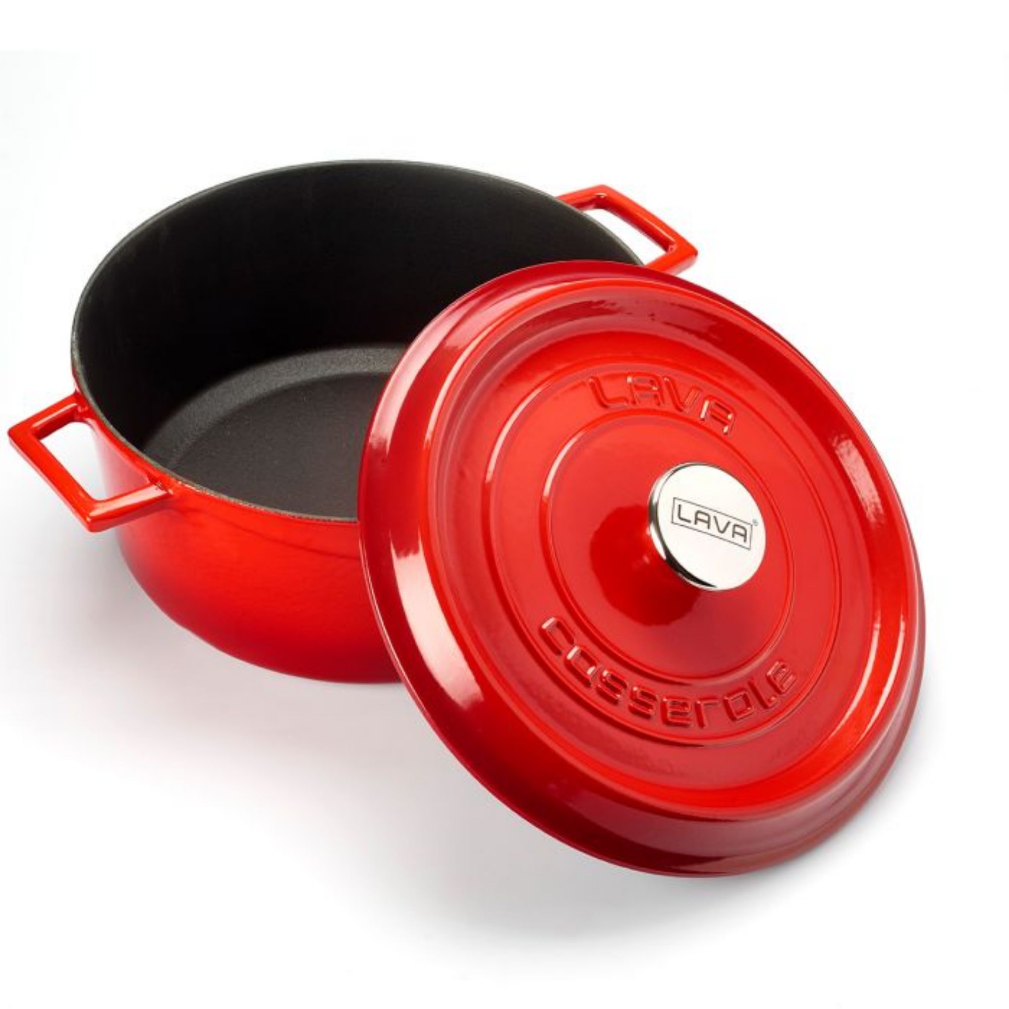 Picture of LAVA Cast Iron Casserole ÃƒÆ’Ã†â€™Ãƒâ€šÃ‹Å“24 RED