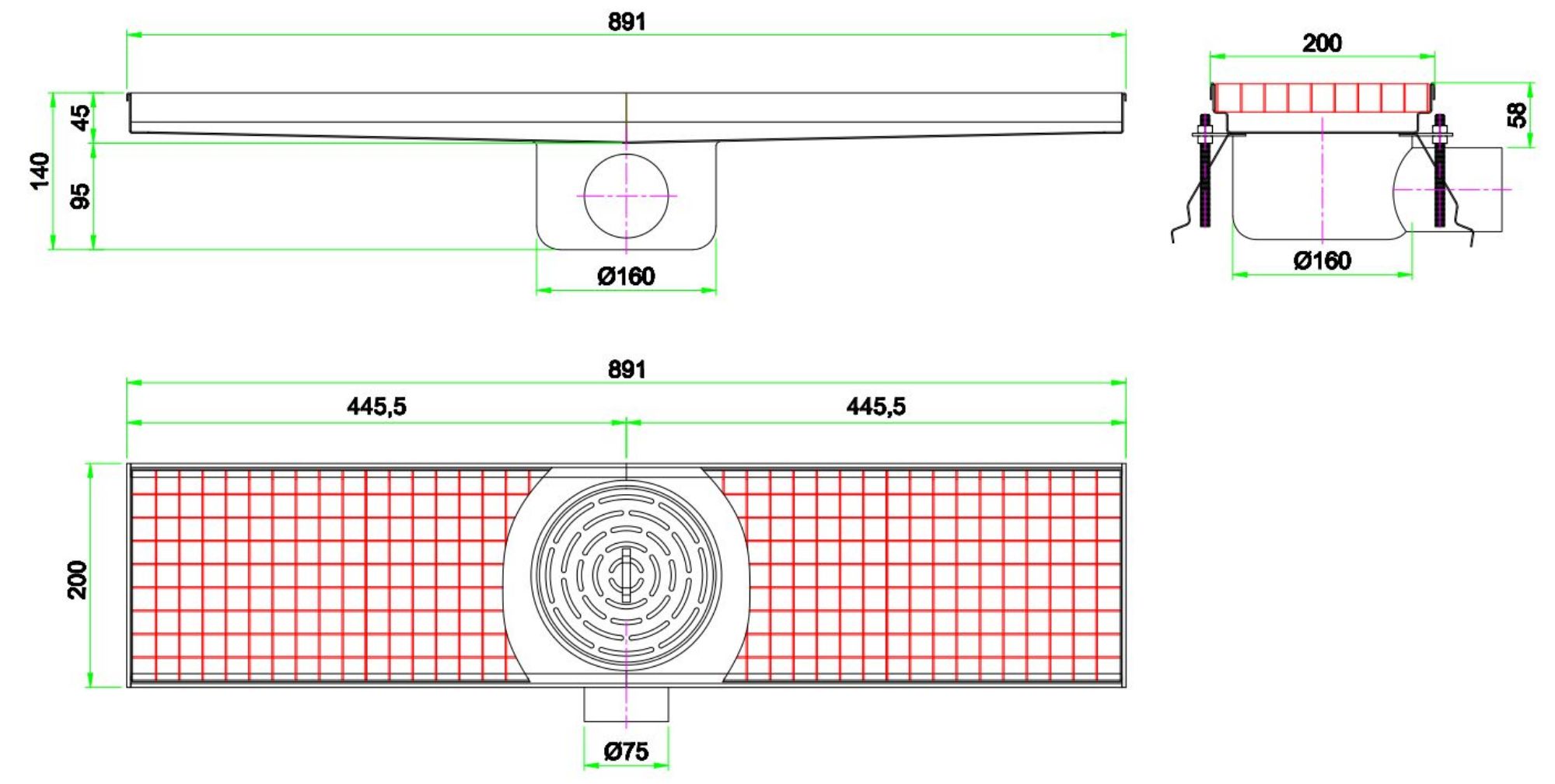 Picture of CombiSteel 200 Floor Grid 891