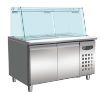 Picture of CombISteel Refrigerated Bakery Counter with Glass Cover 2 Doors