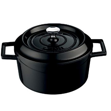 Picture of LAVA Cast Iron Casserole ÃƒËœ32 Black