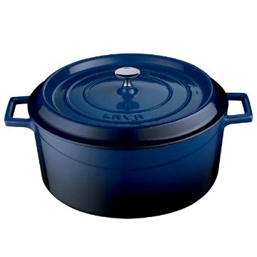Picture of LAVA Cast Iron Casserole ÃƒÆ’Ã†â€™Ãƒâ€šÃ‹Å“32 Blue