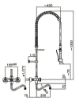 Picture of CombiSteel Pre-rinse Unit Wall-Mounted 2 Inlet