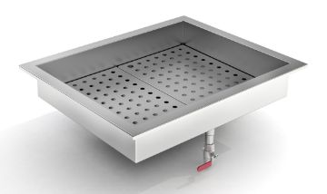 Picture of CombiSteel Drop-In Crushed Ice Bin 2/1 Gastronorm