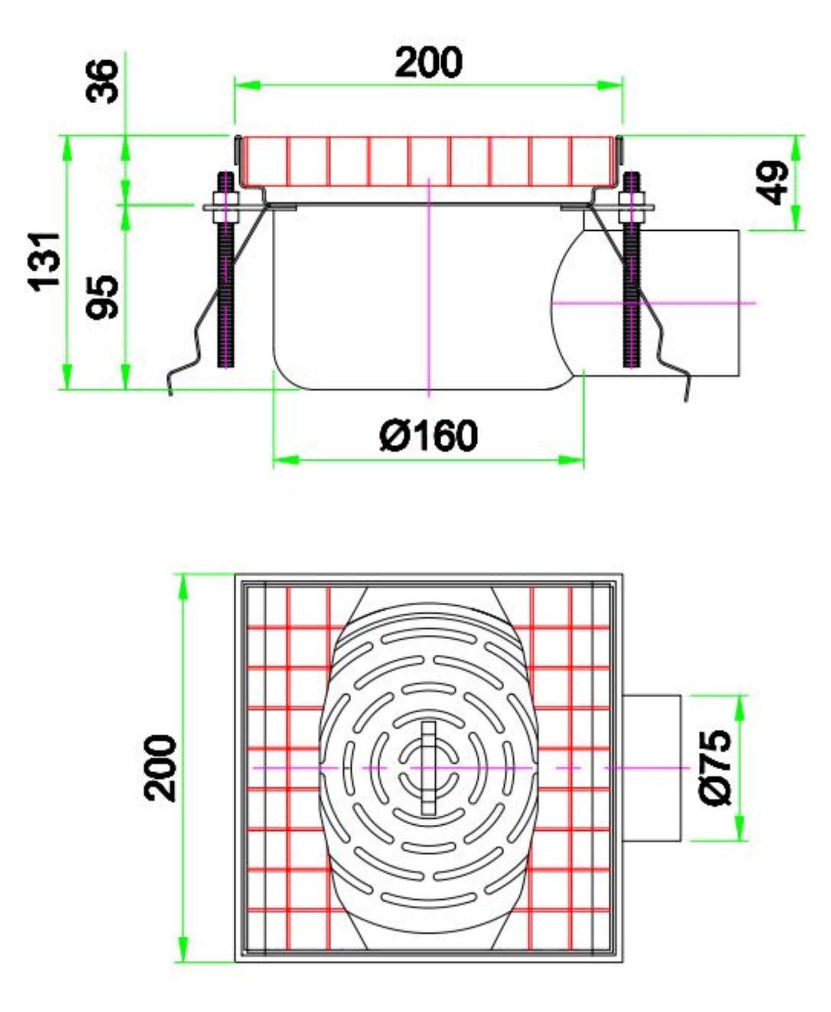 Picture of CombiSteel 200 Floor Grid 200