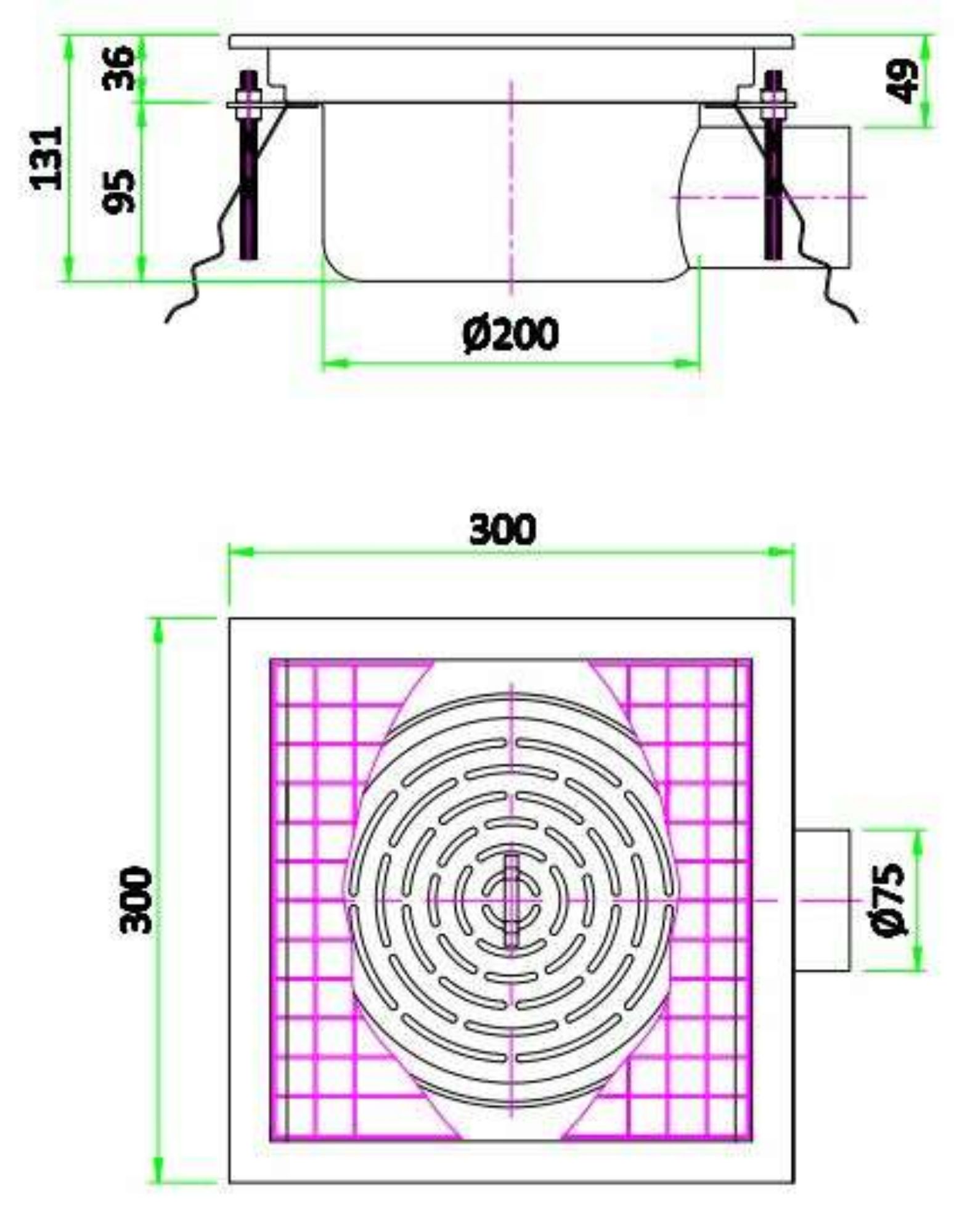 Picture of CombiSteel 300 Floor Grid 300