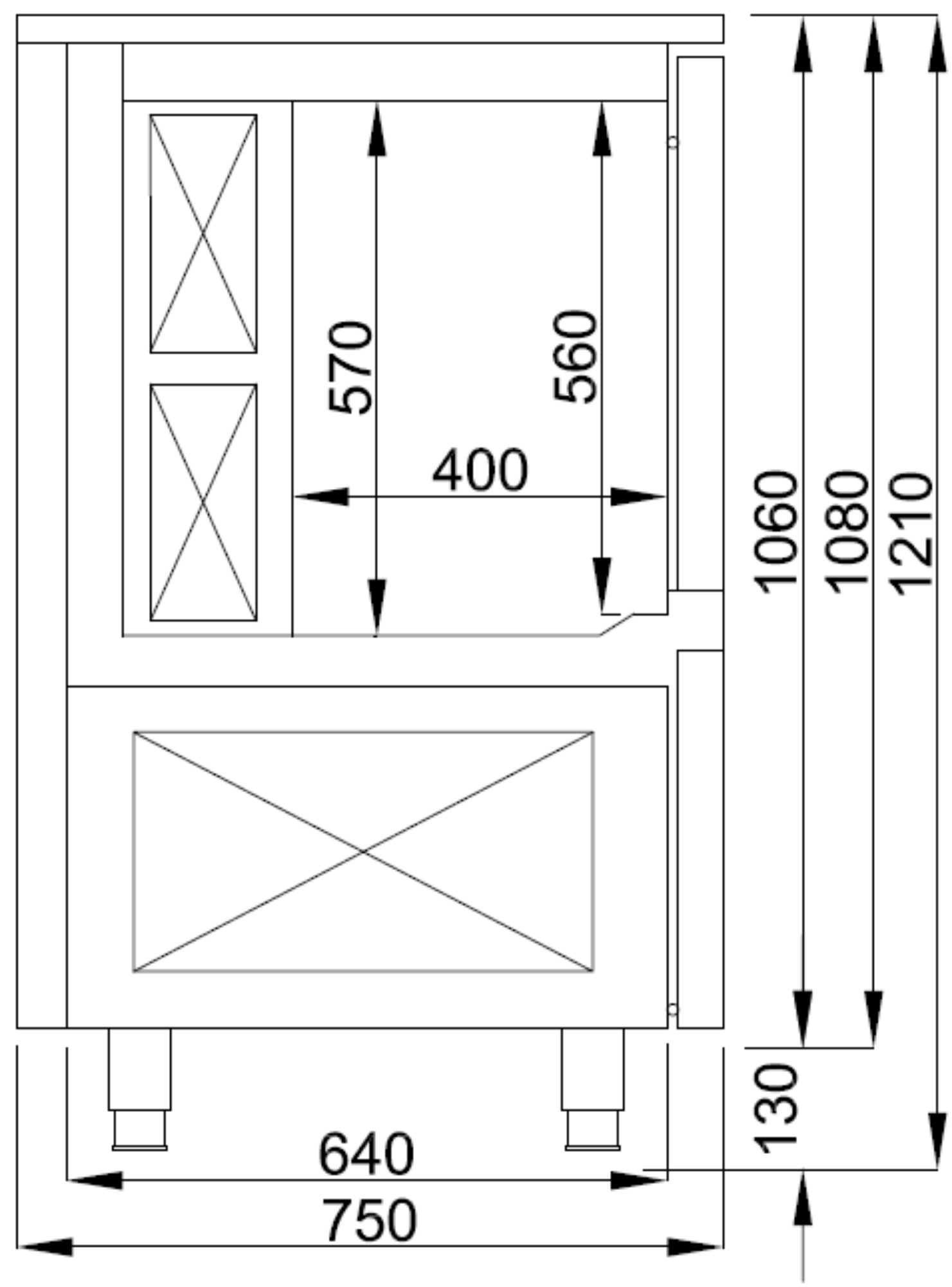 Picture of Combisteel 7 Rack Blast Chiller