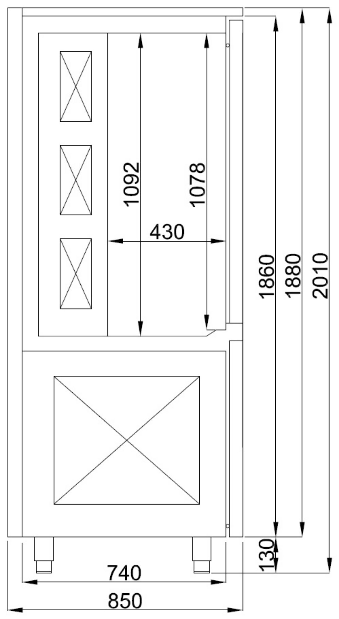 Picture of Combisteel 15 Rack Blast Chiller