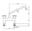 Picture of CombiSteel Mixing Faucet Two Water Inlet