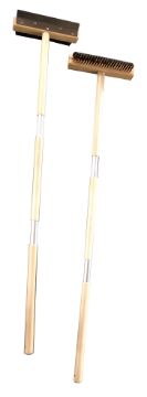 Picture of CombiSteel Pizza Oven Brush With Scraper And Wooden Handle 25-120