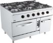 Picture of CombiSteel Base 900 Freestanding Gas Stove 6 Burner With 6 kW Gas Oven