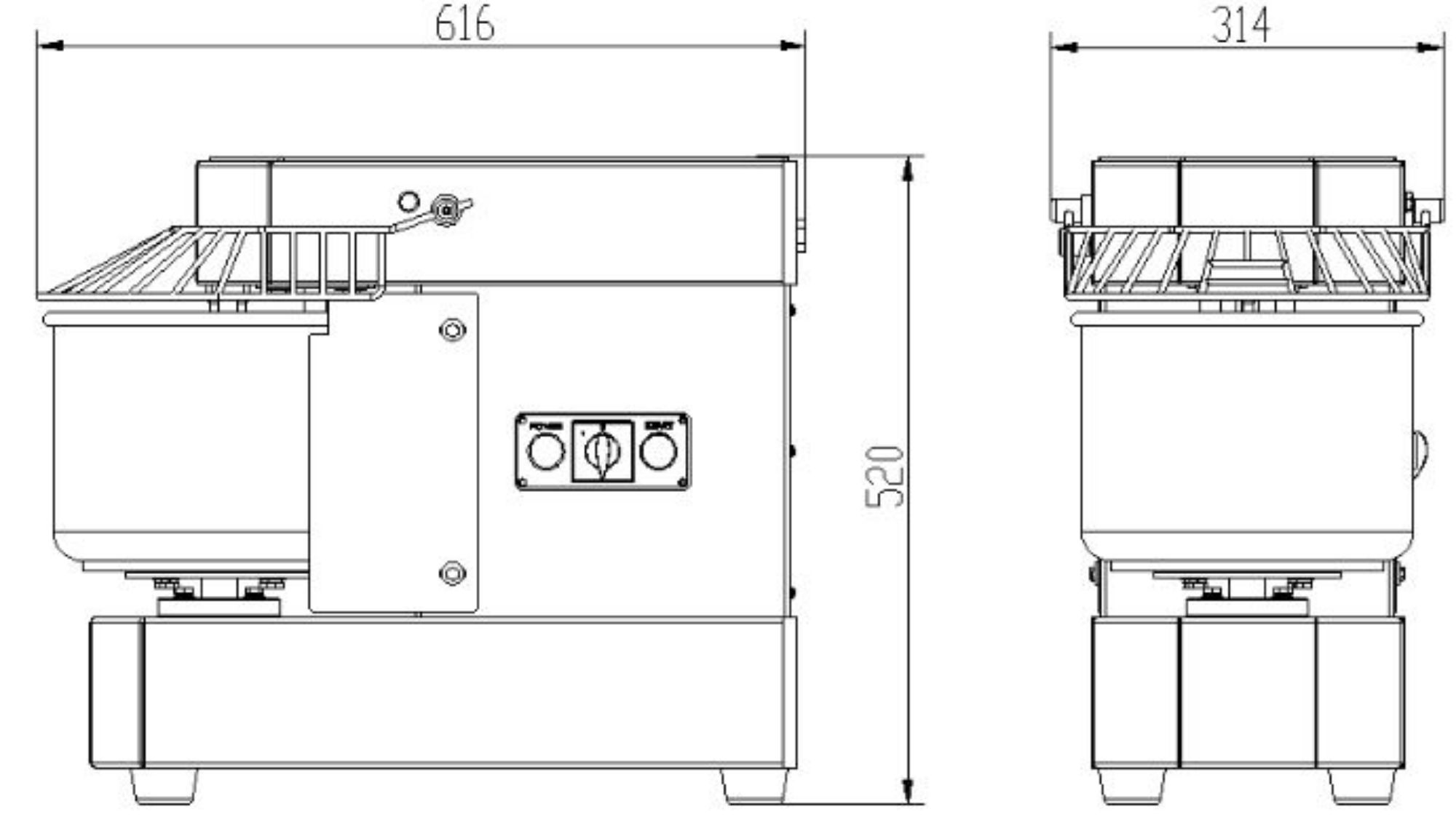 Picture of CombiSteel Heavy Duty 10L Dough Mixer