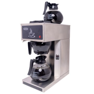 Picture of CombiSteel Coffee Machine Included 2 Glass Coffee Jugs 1.8L