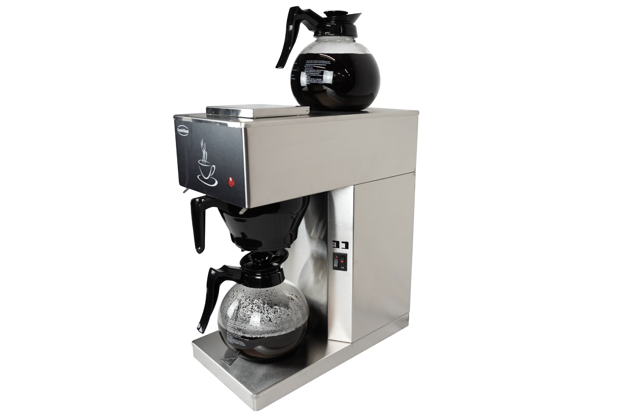 Picture of CombiSteel Coffee Machine Included 2 Glass Coffee Jugs 1.8L