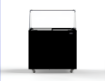 Picture of CombiSteel Ice Cream Display Corisca Black 6x5 Litre