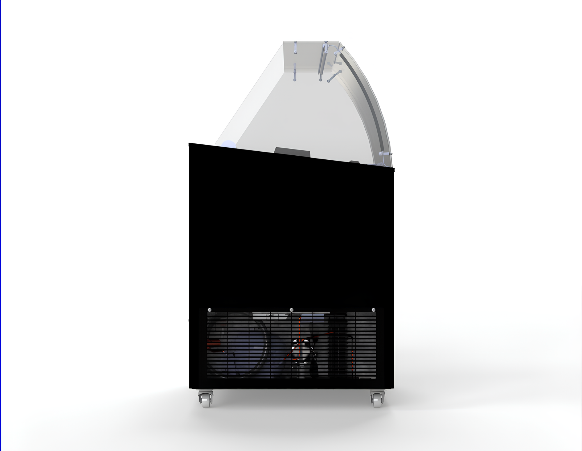 Picture of CombiSteel Ice Cream Display Corisca Black 6x5 Litre