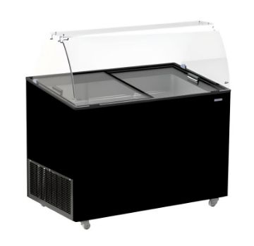 Picture of CombiSteel Ice Cream Display Java Black 8x5 Litre