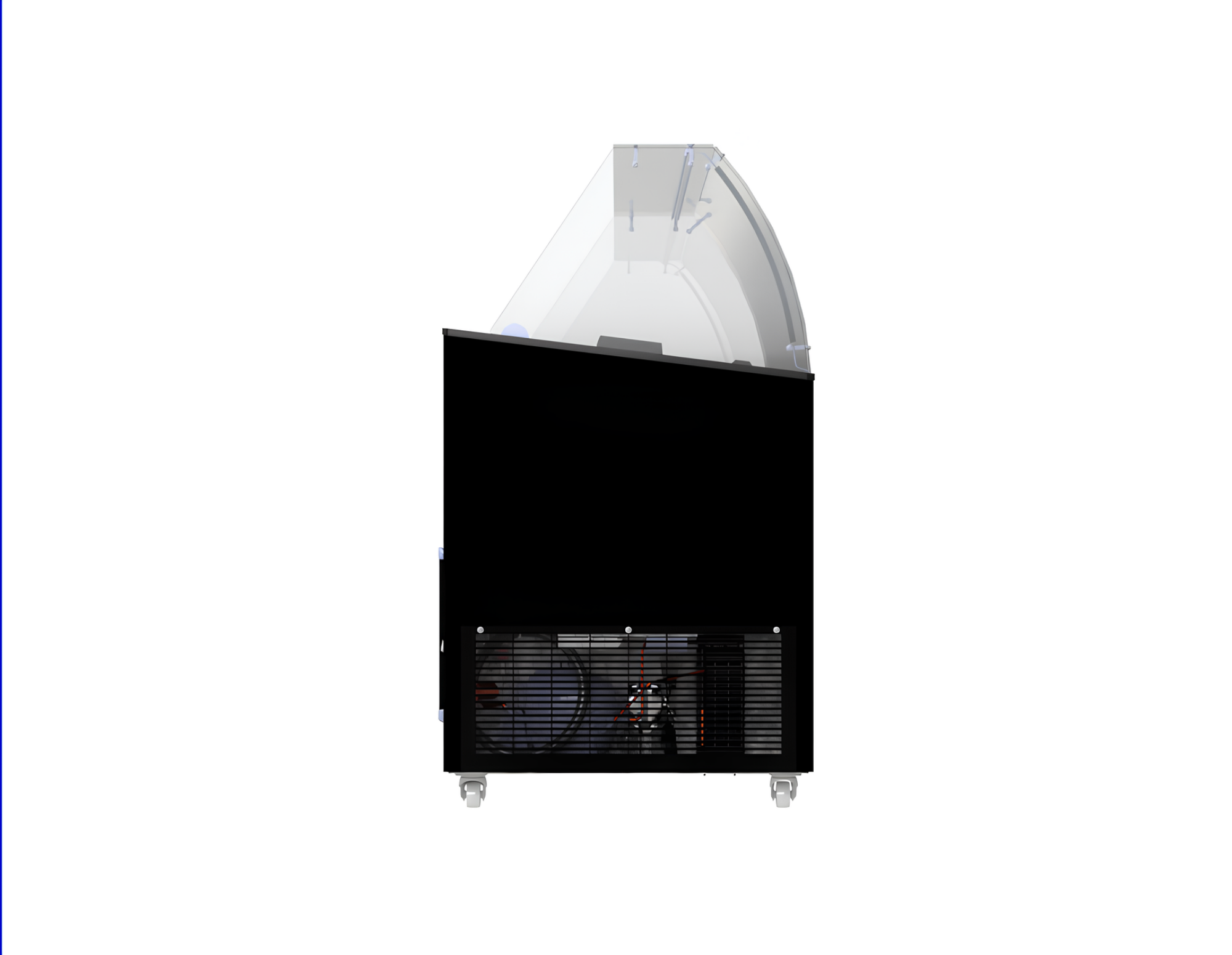 Picture of CombiSteel Ice Cream Display Tenerife Black 10x5 Litre