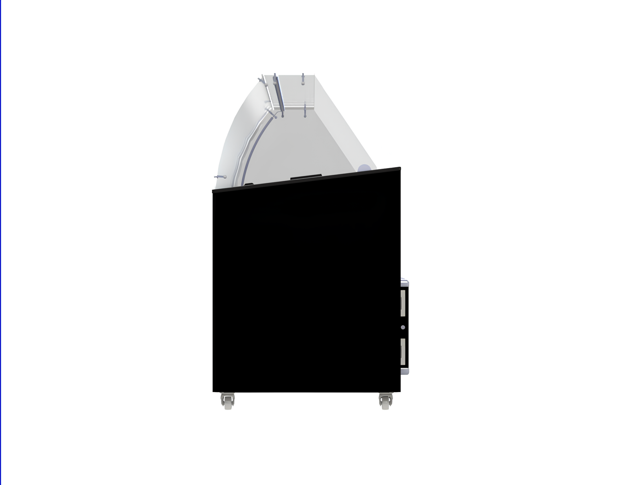 Picture of CombiSteel Ice Cream Display Tenerife Black 10x5 Litre