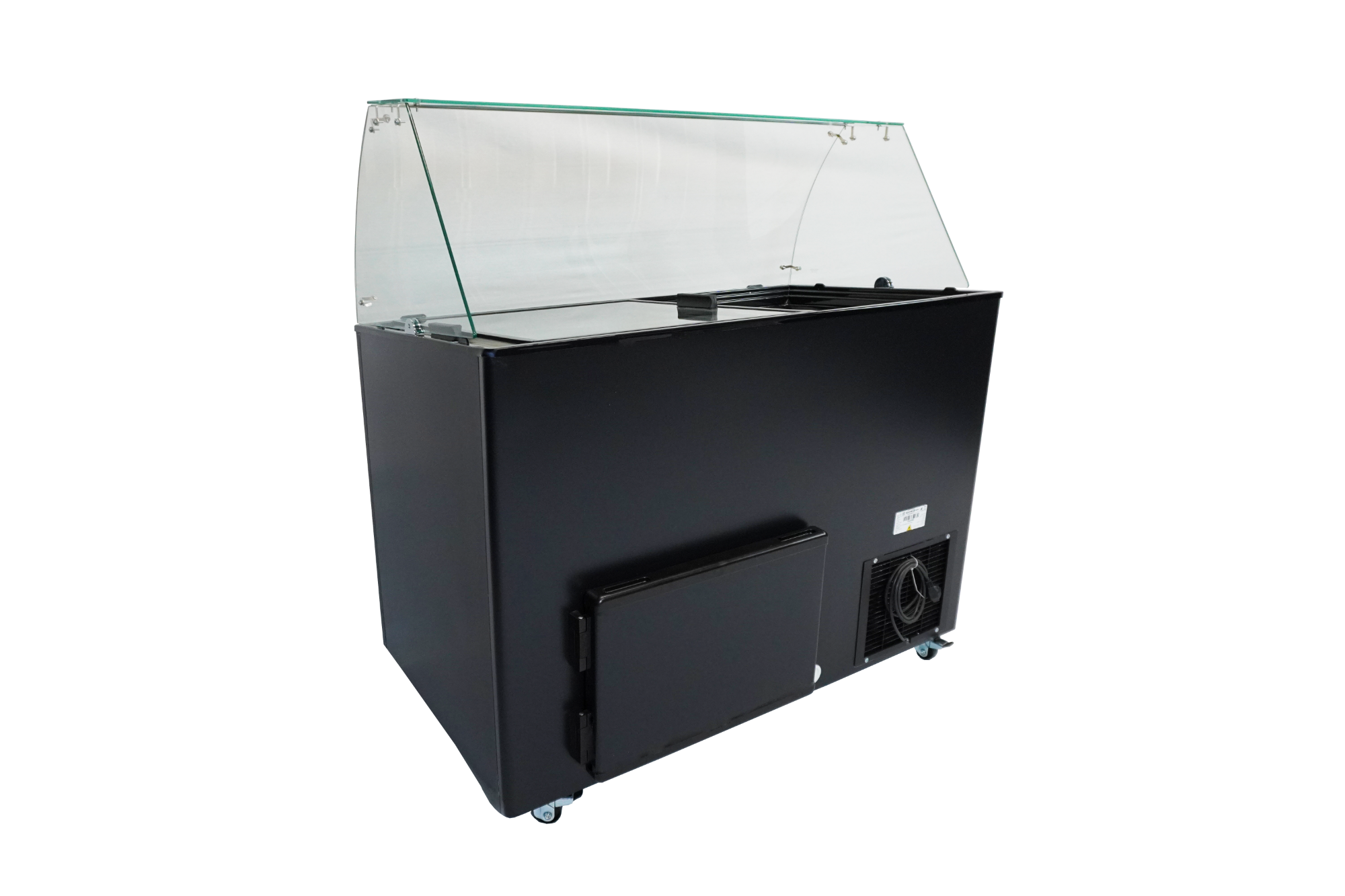 Picture of CombiSteel Ice Cream Display Java Black 8x5 Litre