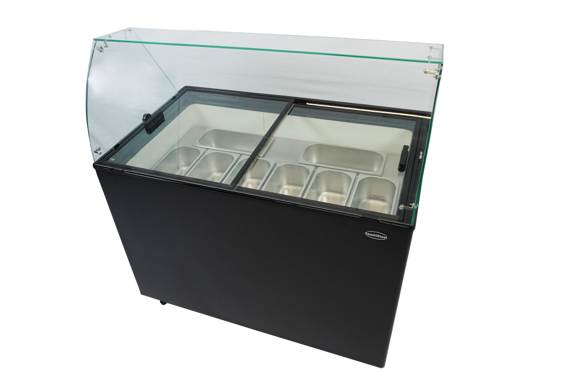 Picture of CombiSteel Ice Cream Display Java Black 8x5 Litre