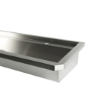 Picture of CombiSteel Stainless Steel Wash Basin 1 Tap 2400Mm Drain Plug And Splash Shield Included