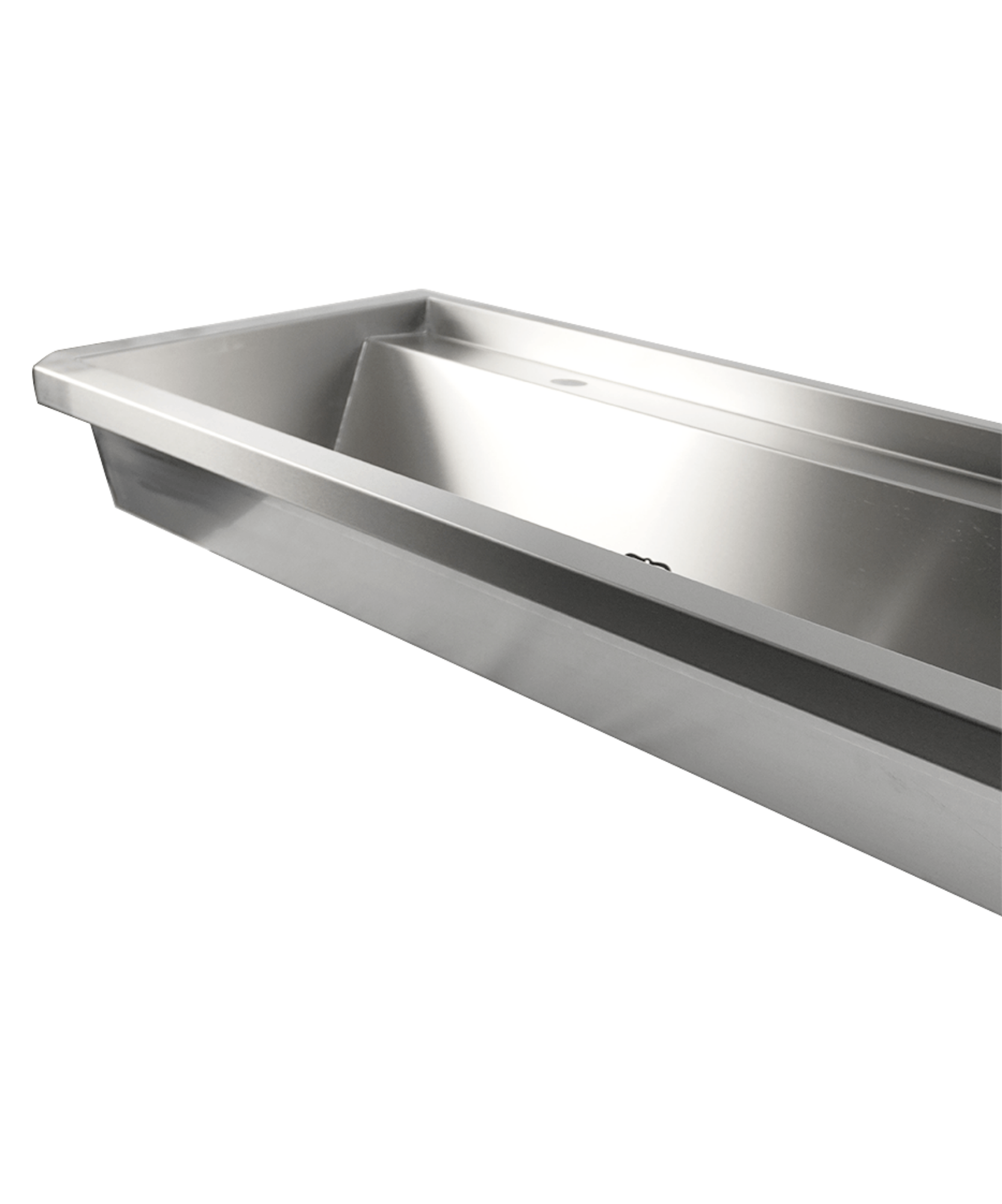 Picture of CombiSteel Stainless Steel Wash Basin 1 Tap 1200Mm Drain Plug And Splash Shield Included