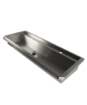 Picture of CombiSteel Stainless Steel Wash Basin 1 Tap 1200Mm Drain Plug And Splash Shield Included