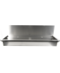Picture of CombiSteel Stainless Steel Wash Basin 1 Tap 1200Mm Drain Plug And Splash Shield Included