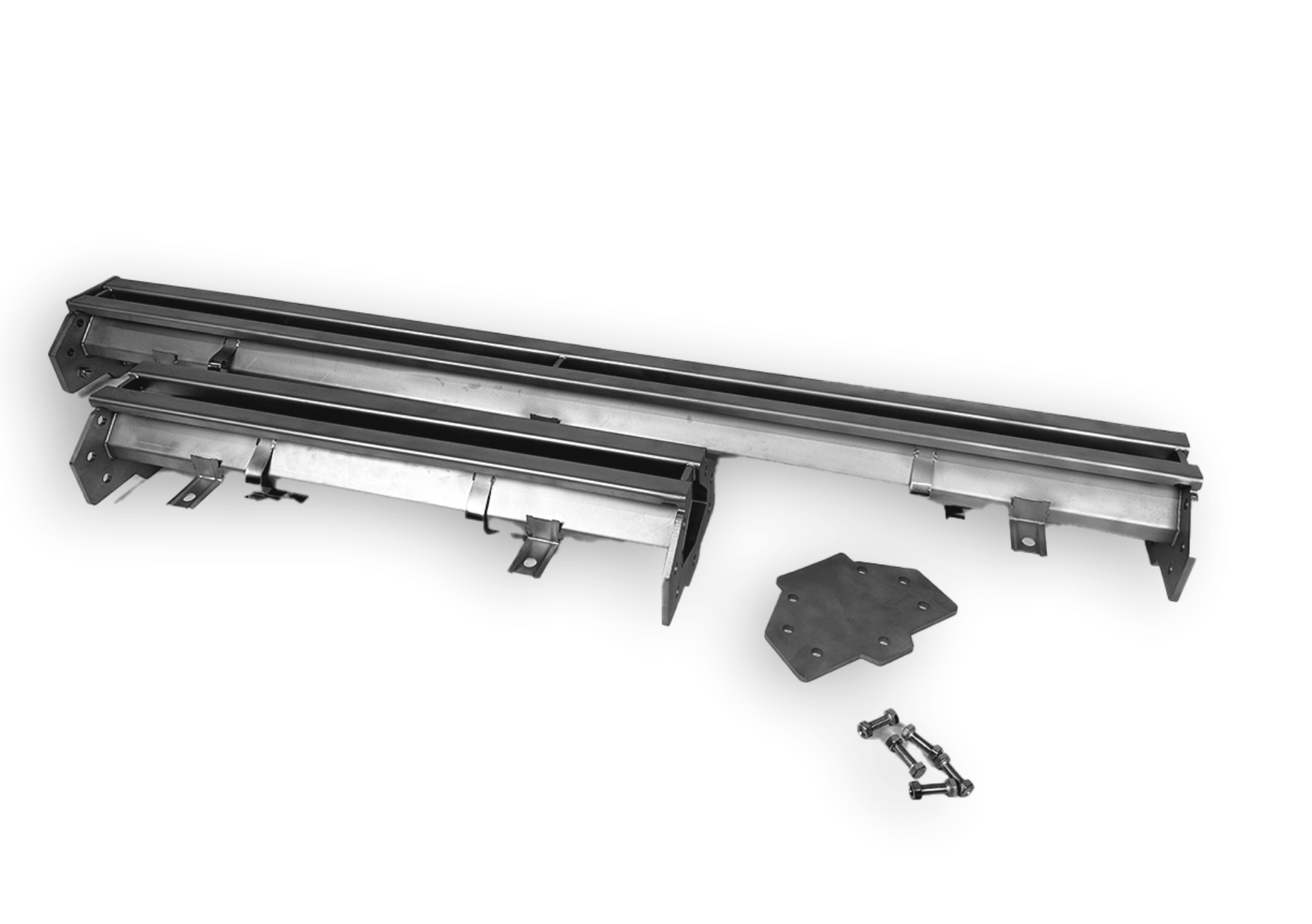Picture of CombiSteel Stainless Steel Drain 300X265 With 1 Exit For Slotted Channel