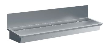 Picture of CombiSteel Stainless steel Wash Basin 1 Tap 1800Mm Drain Plug And Splash Shield Included