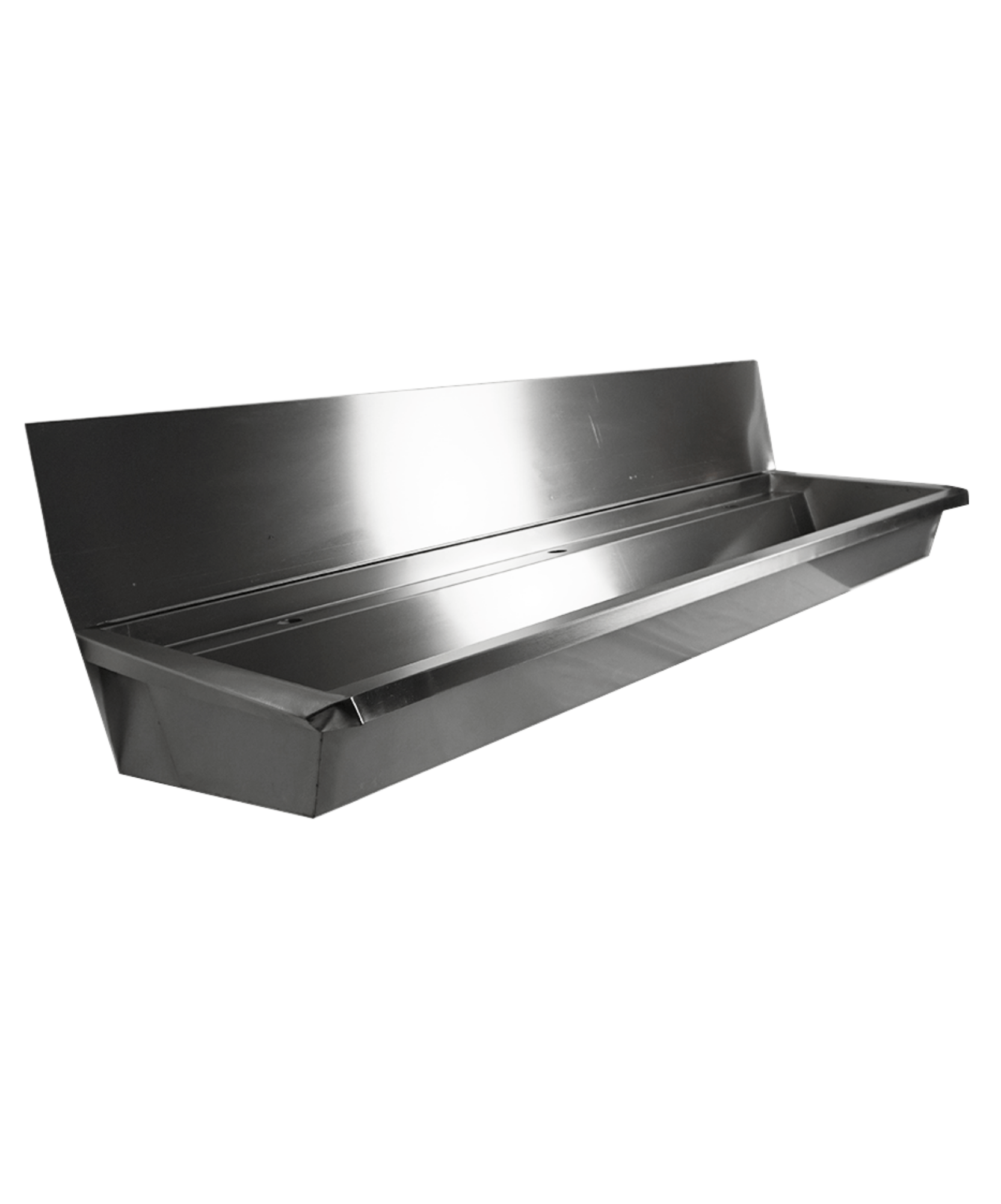 Picture of CombiSteel Stainless steel Wash Basin 1 Tap 1800Mm Drain Plug And Splash Shield Included