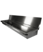 Picture of CombiSteel Stainless steel Wash Basin 1 Tap 1800Mm Drain Plug And Splash Shield Included