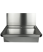 Picture of CombiSteel Stainless steel Wash Basin 1 Tap 600MM Drain Plug And Splash Shield Included